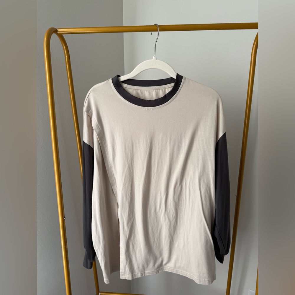 Two-Tone Long Sleeve Shirt